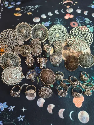 Lote 30 Anillos tribales