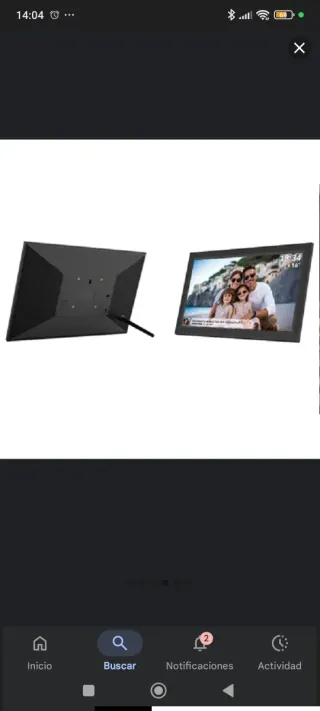 Marco de fotos 15" Denver PFF-1503 Negro Frameo