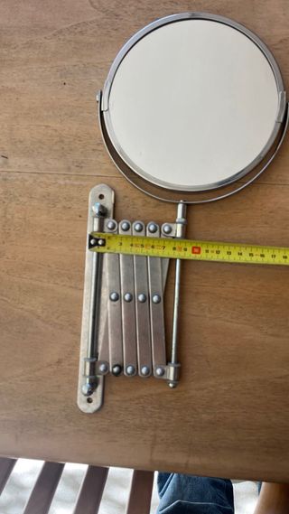 Espejo de maquillaje extensible