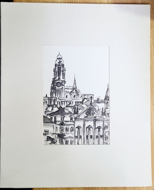 Pintura Original Tinta China José Barbosa