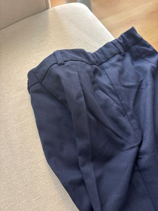 Pantalón vestir niño azul marino ( talla 140 cms)