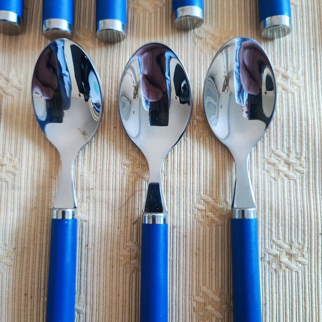 Villeroy & Boch Cubiertos 15 Piezas Azul/Plata