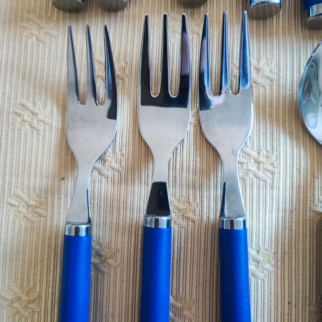 Villeroy & Boch Cubiertos 15 Piezas Azul/Plata