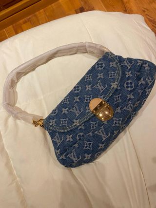 Bolso Louis Vuitton Pleaty Denim Azul