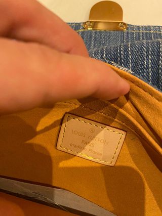 Bolso Louis Vuitton Pleaty Denim Azul