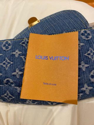 Bolso Louis Vuitton Pleaty Denim Azul