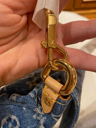 Bolso Louis Vuitton Pleaty Denim Azul