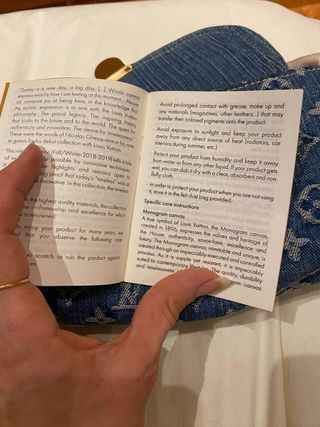 Bolso Louis Vuitton Pleaty Denim Azul