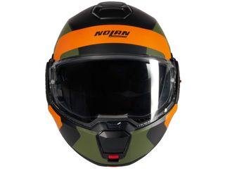 Casco Nolan N102.1 Negro Verde Naranja Talla M