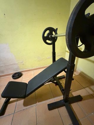 Banco musculación plegable - Corength (Decathlon) 