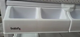 Mueble cambiador bebé con bañera