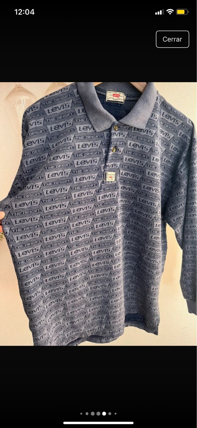 Jersey Levi's Vintage Gris Talla L