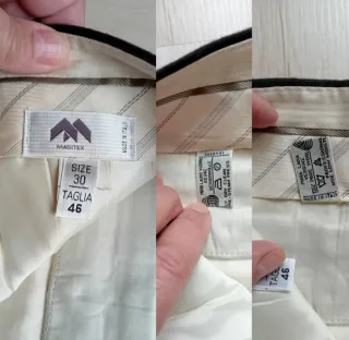 Pantaloni sartoriali uomo Mabitex in pura lana