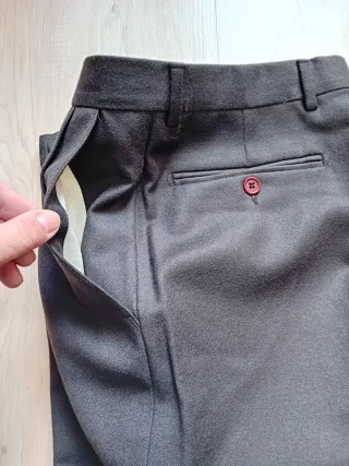 Pantaloni sartoriali uomo Mabitex in pura lana