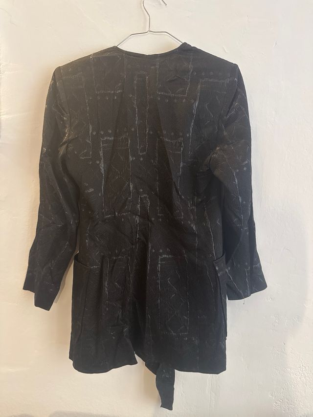 Saco Negro Brillante Laceoix Original