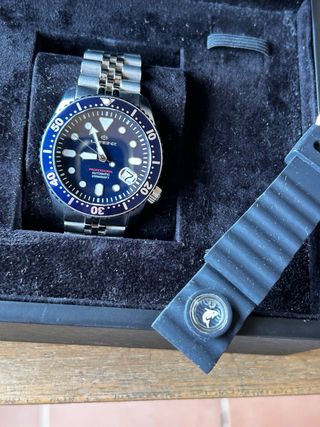 Reloj Lorenz Diver Shark Automático Azul