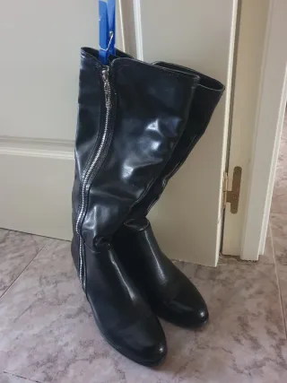 Botas altas negras mujer Talla 38
