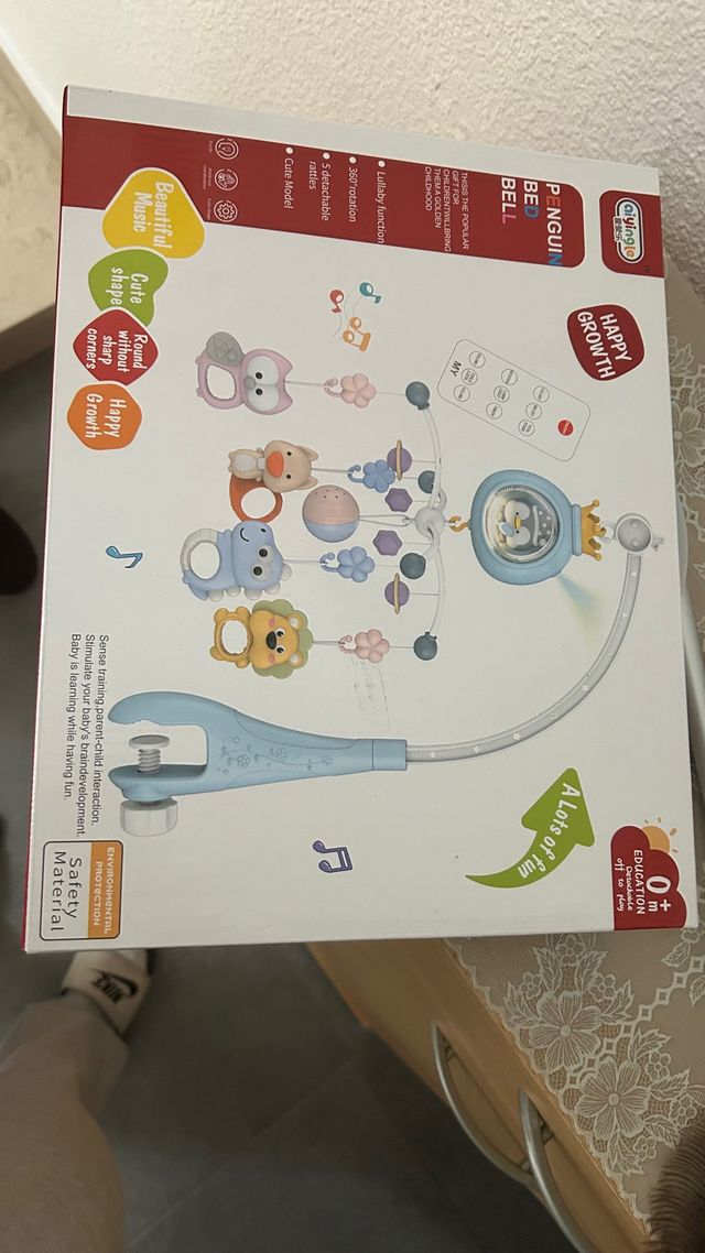 Móvil de cuna musical Penguin Bell