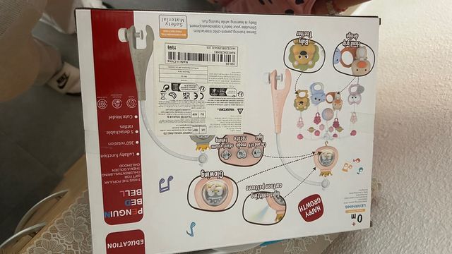 Móvil de cuna musical Penguin Bell