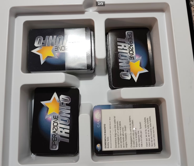 Gioco in scatola Operazione Trionfo