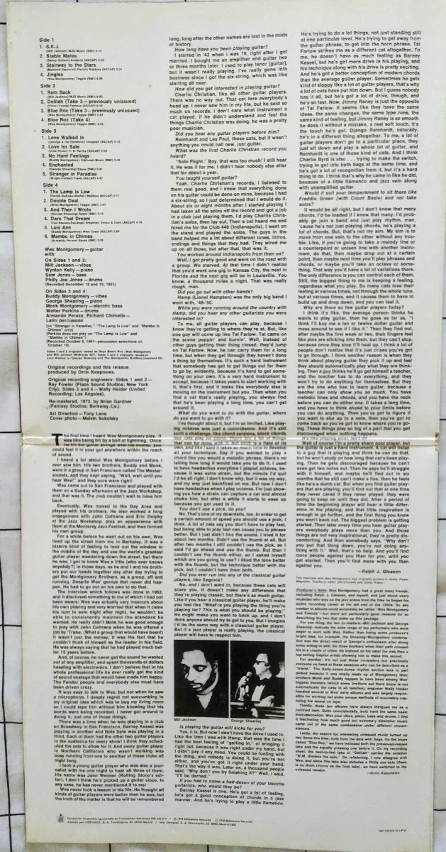 Vinilo Doble Wes Montgomery - Wes and Friends