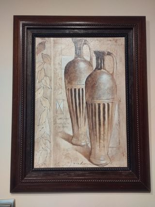 Cuadro Decorativo con Marco Madera