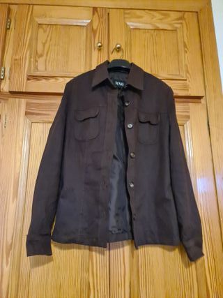 Chaqueta MNG Talla M Marrón
