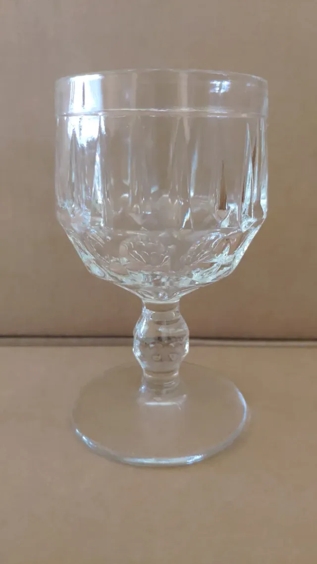 Juego de 5 copas de licor de cristal