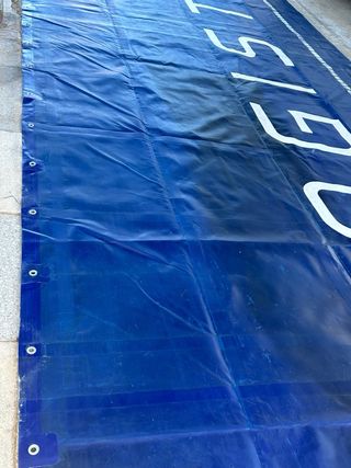 0012 Toldo impermeable azul Grande