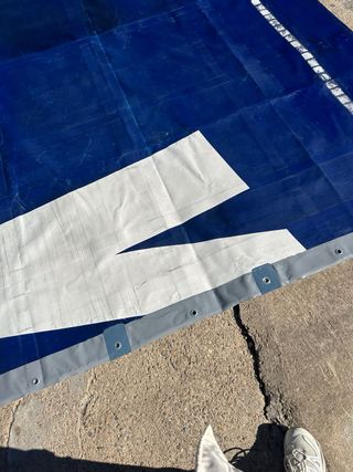 0012 Toldo impermeable azul Grande