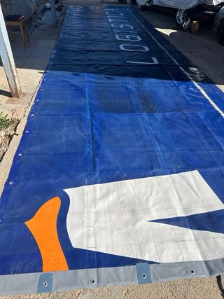 0012 Toldo impermeable azul Grande