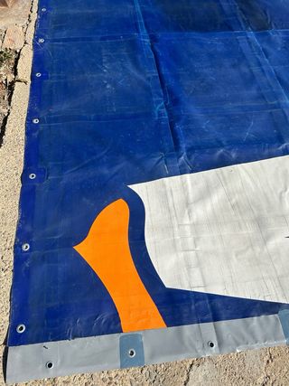 0012 Toldo impermeable azul Grande