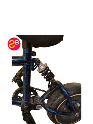 Bicicleta BMX infantil azul