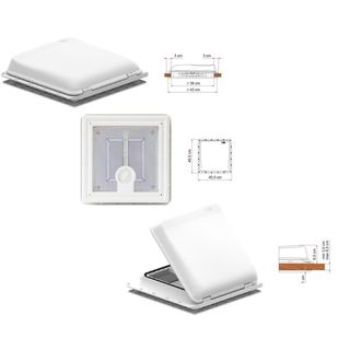 Claraboya Fiamma Vent 40x40 Blanca