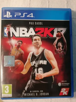 Juego PS4 NBA 2K17 Pau Gasol