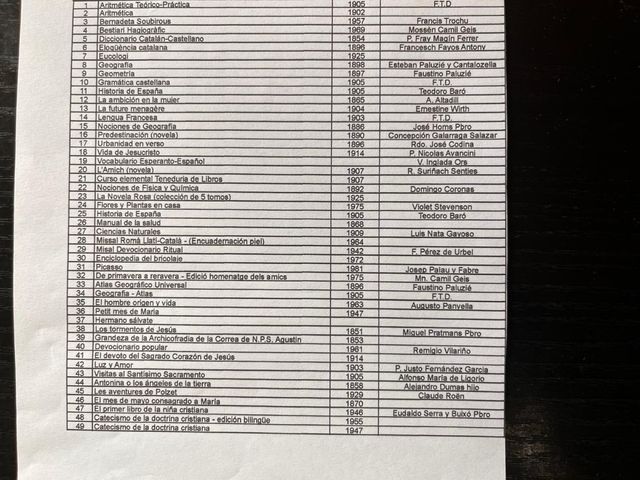 lote de libros varios temáticas y años