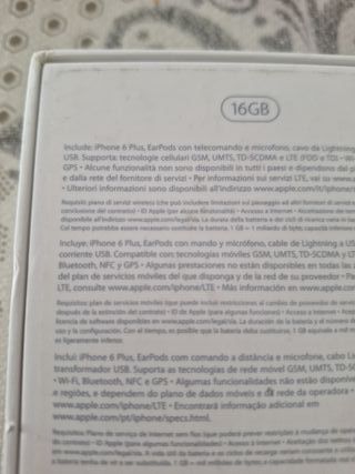 iPhone 6 Plus 16GB grigio PER PARTI O RIPARAZIONI.