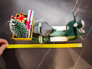 Decorazione Vespa Natale Metallo