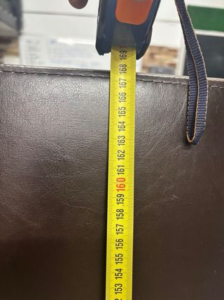 estructura de cama con cabecero polipiel marrón