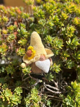 Pupazzo Gnomo da Giardino Uncinetto
