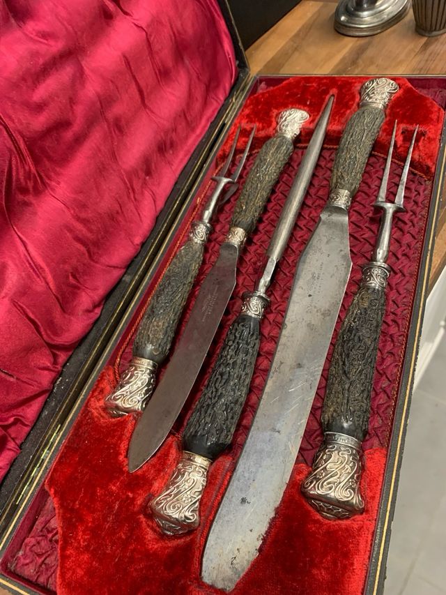 Set Coltelli Sheffield Antico fine 800