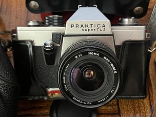 Lote Cámaras y Objetivos Vintage