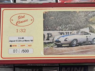 Scalextric Slot Classic Jaguar E-Type Le Mans '60