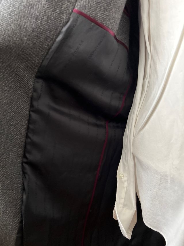 Abrigo caballero gris Talla M