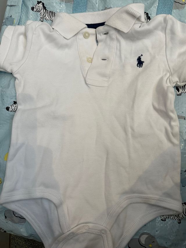 Body Bebé Ralph Lauren Blanco 12m