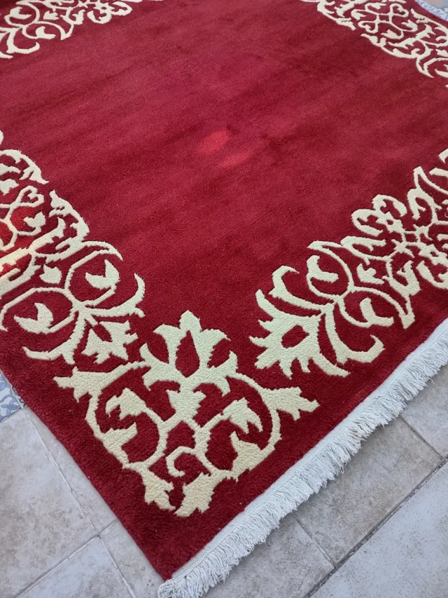 2 Alfombras antigüas artesanales chinas