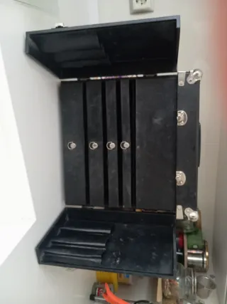 Maletín de barbero negro