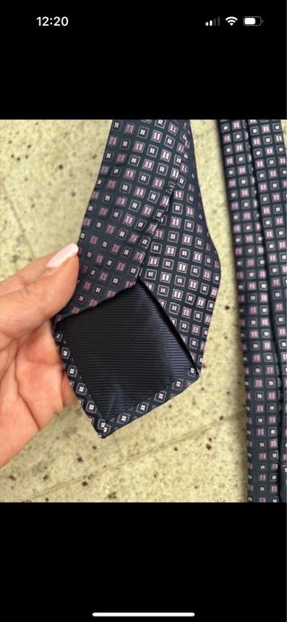 Cravatta uomo 100% seta