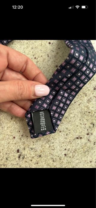 Cravatta uomo 100% seta