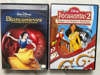 DVDs Disney Clásicos y Modernos